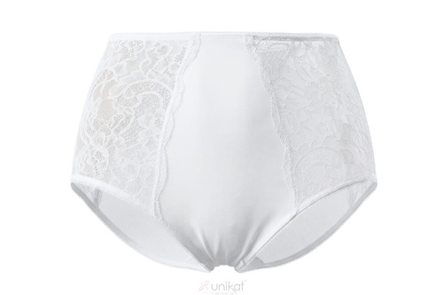 Unikat Solen slip talie înaltă alb dantelă modelator confort zilnic