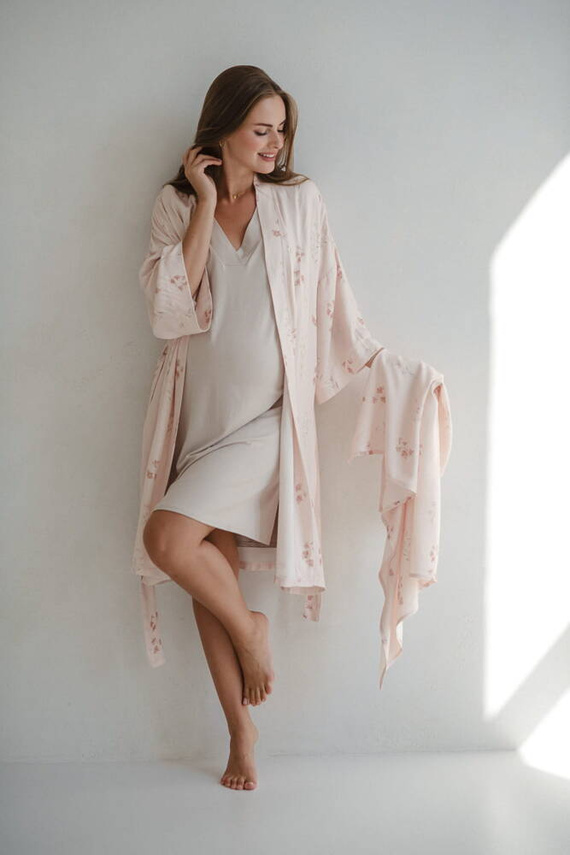 Flori pe înfășat de bambus Pink Milk&Love