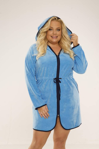 313 Desiree Halat de baie pentru femei De Lafense - albastru deschis