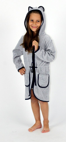 374 / 375 Halat de baie pentru copii Desiree - gri