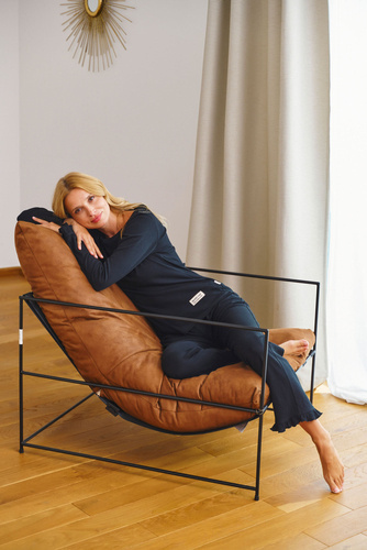 7161 Pijamale de damă Doctor Nap - neagră