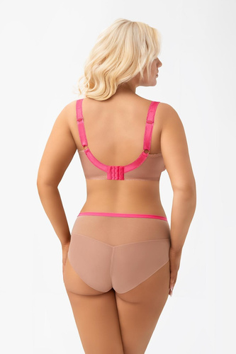 Sutien soft Gorsenia G014 Nadine brodat pentru bust mediu și mare