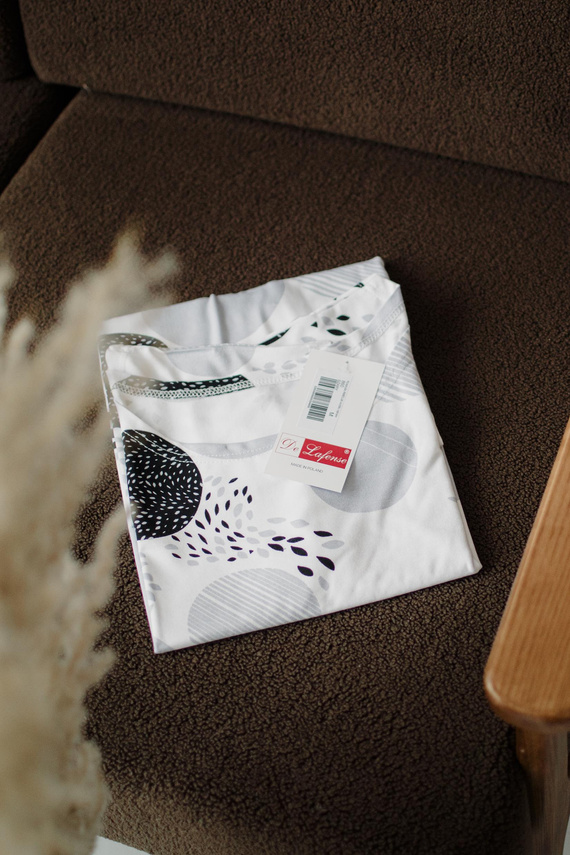 860 Amelia De Lafense cămașă de noapte - mânecă scurtă, viscoză moale - gri