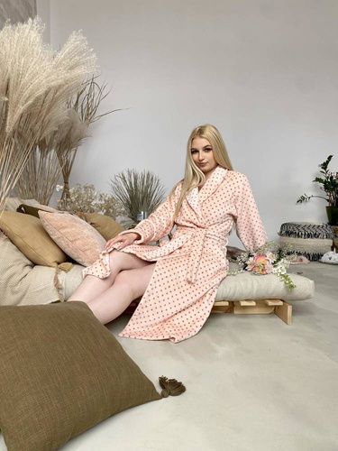 548 Melanie Halat de baie lung Forex pentru femei - somon 