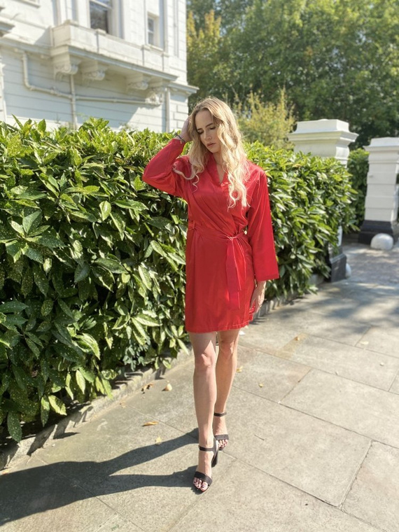 797 Halat clasic pentru femei Forex - roșu