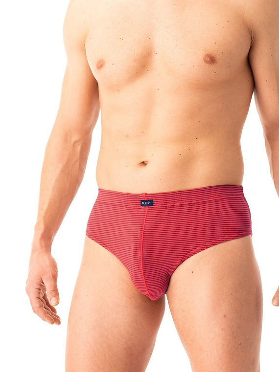 Slip bărbați MPP 328 Key graphite red - bumbac, pachet de 2 într-o cutie, confort și stil