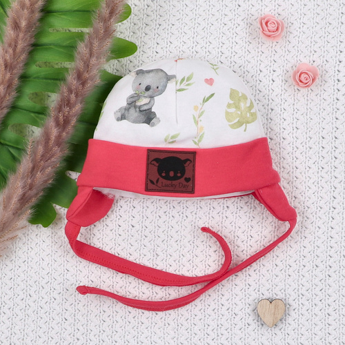 Nini Căciuliță Bebeluși Sweet Koala 100% Bumbac Organic – Calitate Superioară Polonia