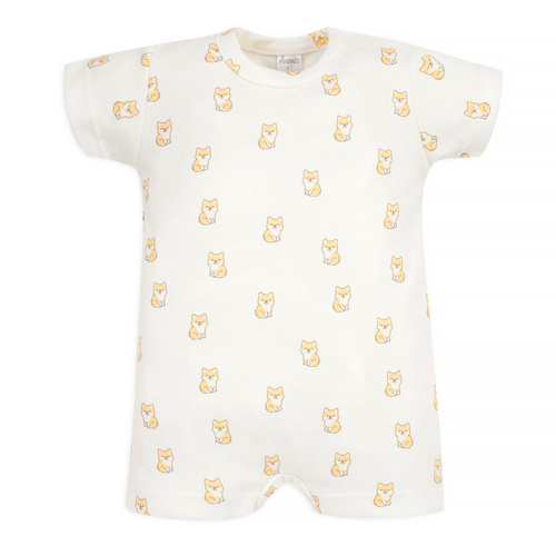Lovely Day Baby Rampers Pinocchio - câini ecru