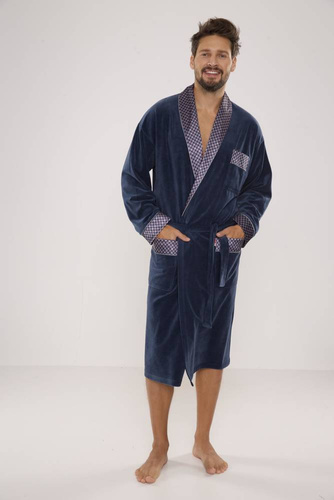 773 Bonjour halat de baie forex pentru bărbați - denim