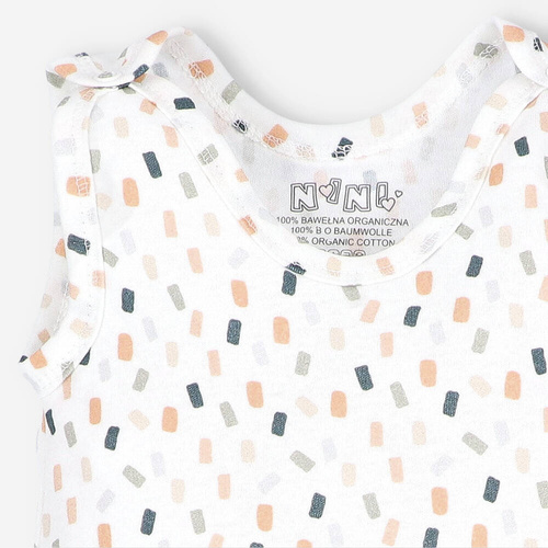 ABN-5325/KRE Costume de dormit Nini din bumbac organic, crem