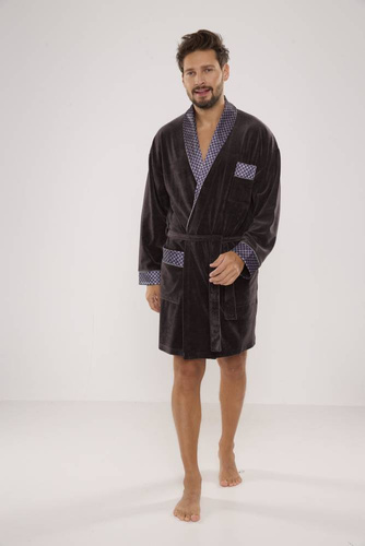 772 Bonjour halat de baie forex pentru bărbați - grafit