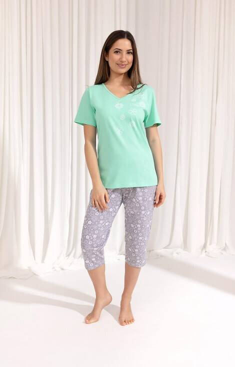 696 Pijamale dama Regina - verde