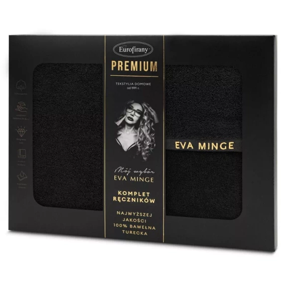 Venus 3 Set prosoape premium Eva Minge Eurofirany - negre