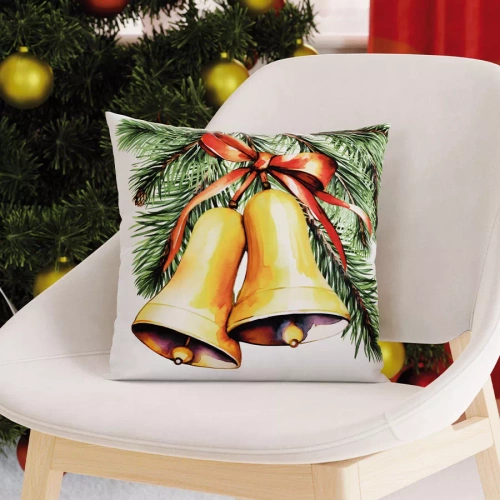 TBN292 Bells Christmas Marquisette perna