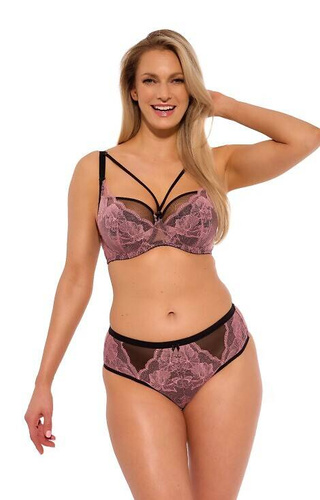 BS 1266 Malene Sutien cu semi-paduri (semi-moale) Gaia - Negru