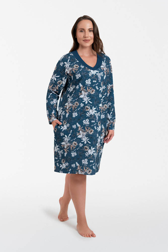 Nikjana tunică cu mânecă lungă pentru femei Italian Fashion - print 