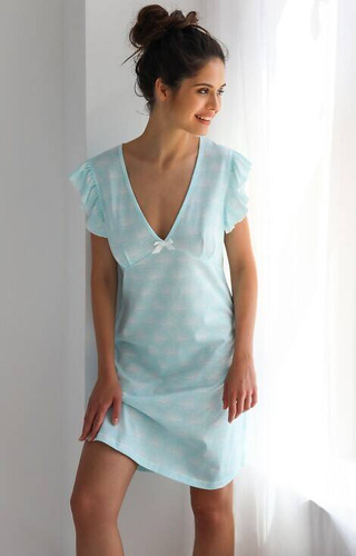 Cămașă de noapte Sensis Greta - mentă