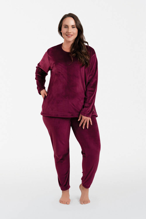 Set pentru femei Akara Italian Fashion - burgundy 