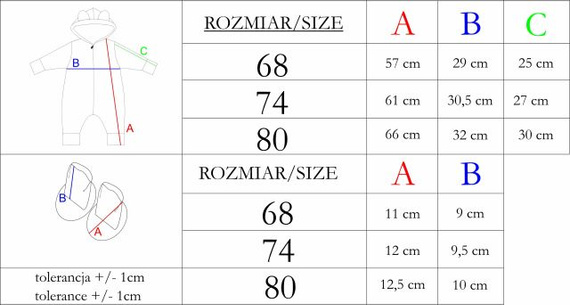 226269 Nicol HANIA Combinezon ursuleț + botine pentru bebeluși, set crem