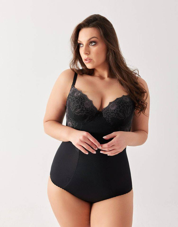 Gorsenia G 184 Livia Body cu cupe - negru