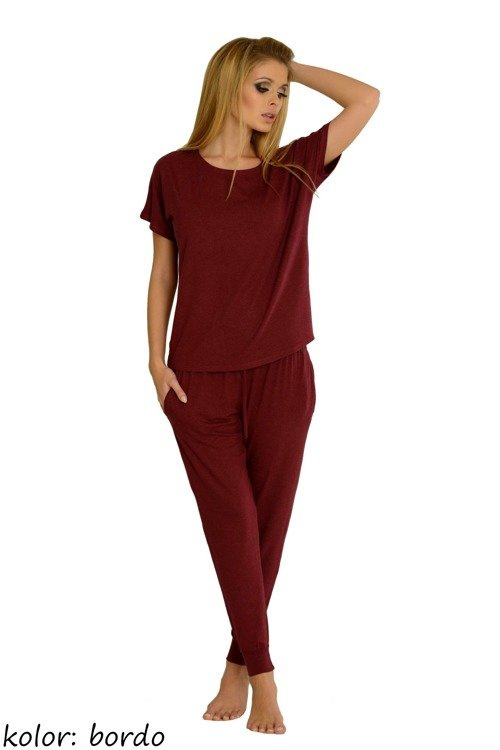 524 Paula Pijama de damă De Lafense - maro