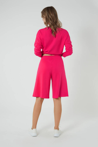 Pantaloni scurți de damă Madri 1/2 culottes Italian Fashion - fucsia