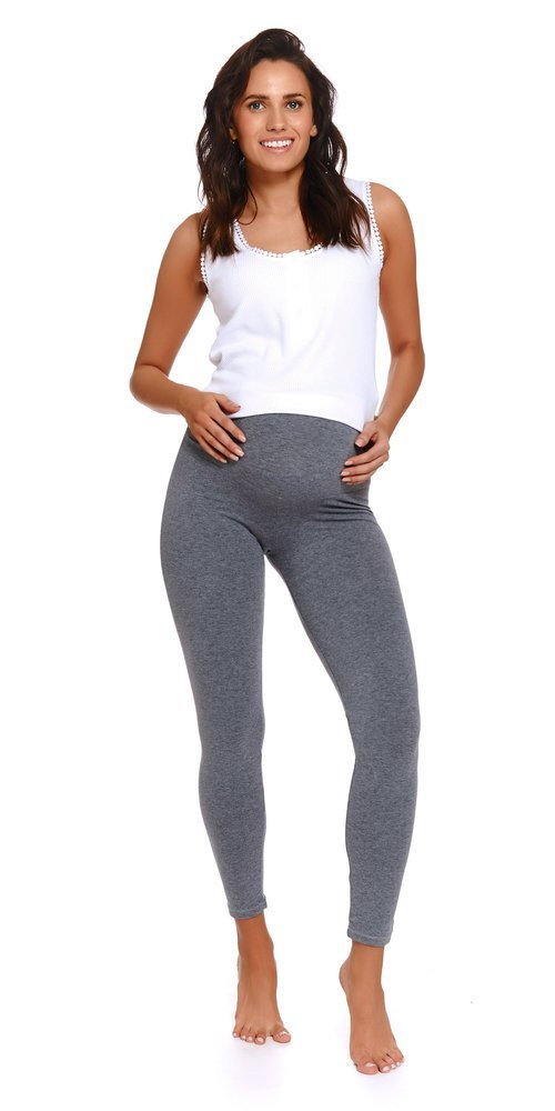 4241 Legginsy Długie Ciążowe Doctor Nap - dark grey