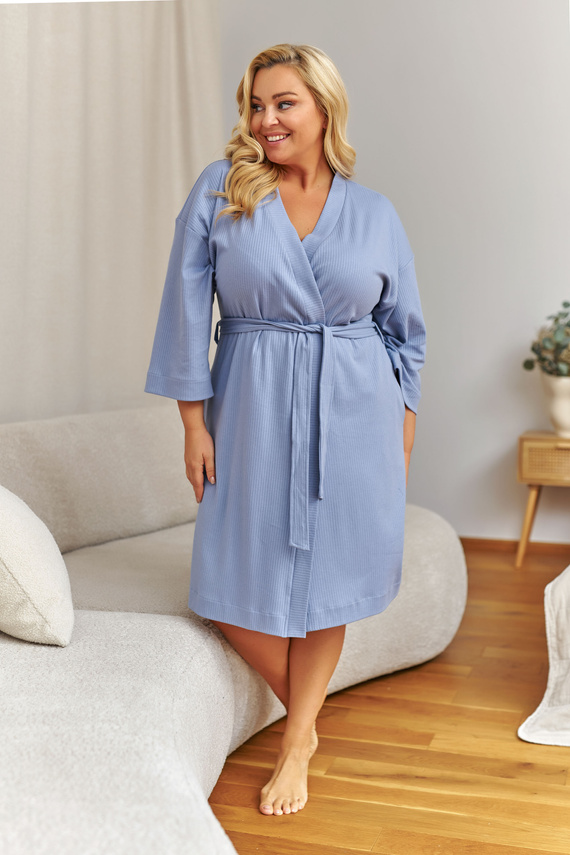 7469 Doctor Nap halat damă kimono bumbac roz confortabil  