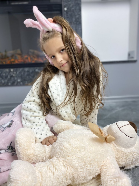 367 Halat de baie pentru copii Melanie Forex - ecru