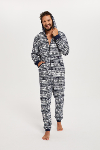 Alaska Salopetă pentru bărbați Italian Fashion - albastru marin