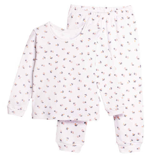 Nicol 220036 pijama fete 100% bumbac moale confortabil flori
