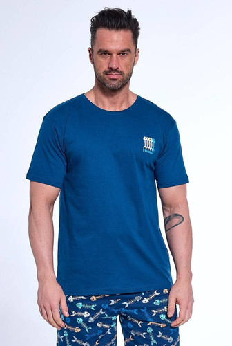 326/170 Pijamale bărbați Fishing Cornette, bleumarin