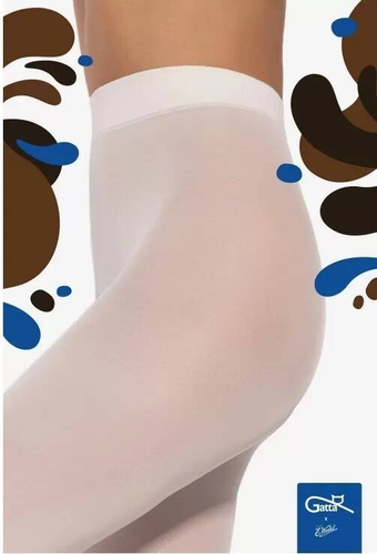 Colanti dama Wedel Microfibre 40 den Gatta - alb choco