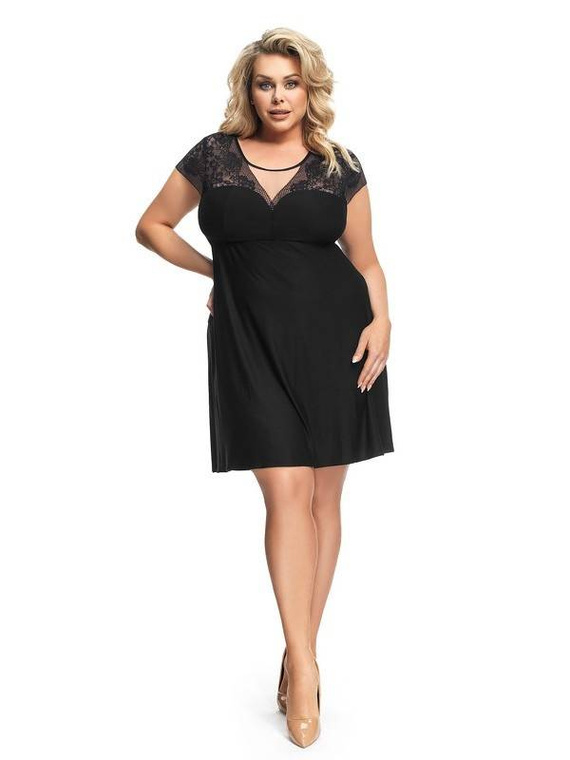 K 669 Nisa Cămașă de damă Gorsenia - negru