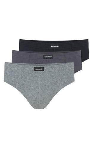 1446 K672 Chiloți bărbătești Henderson din bumbac, 3 bucăți într-o cutie