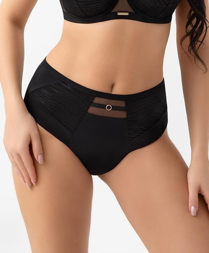 B 020 Lori Gorsenia braziliene negre din microfibră invizibile sub haine