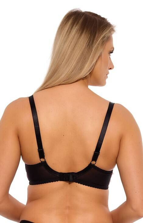 BS 1266 Malene Sutien cu semi-paduri (semi-moale) Gaia - Negru