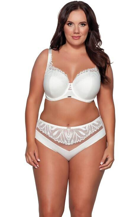 2107 Ava Sutien maxi cu cupă întreagă - ecru