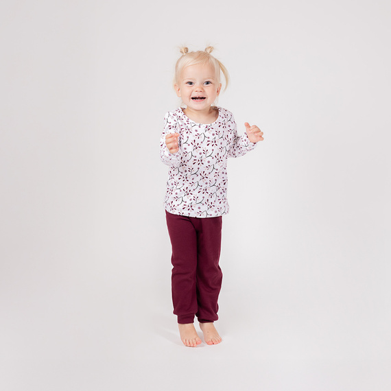 217036 Pijamale Alisa Nicol pentru fete – mâneci lungi, bumbac