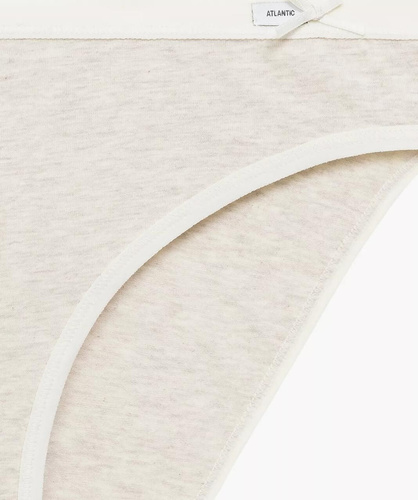 3CLP-002 Chiloți Sport Atlantic – Bumbac, Croială Clasică, Set 3 Grafit/Roz/Bej