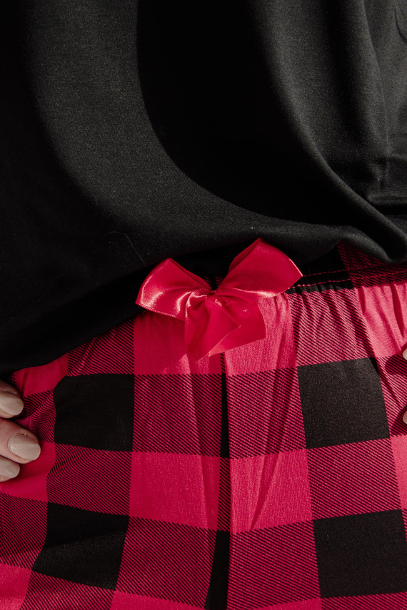 pantaloni de pijama 360 Checkered Forex - roșu