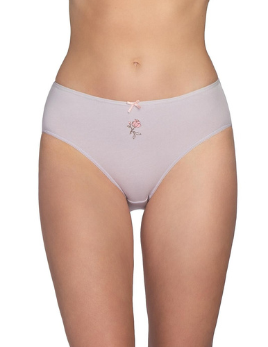 Chiloți bikini Lama L-122 BI-71 din bumbac, set 3 bucăți, confort floral