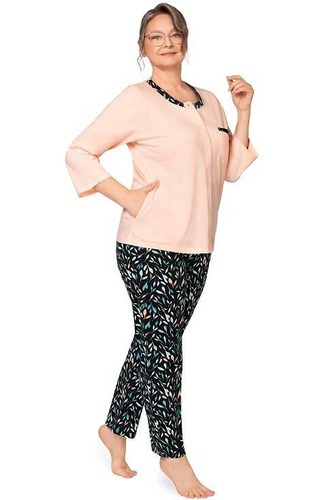 262 Olga II Pijamale dama 7/8 Martel - portocaliu