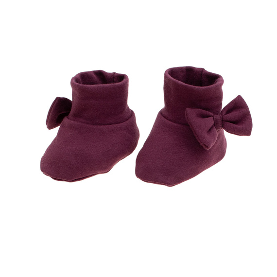 217267 Pantofi de trening Alisa Nicol – visiniu cu fundita