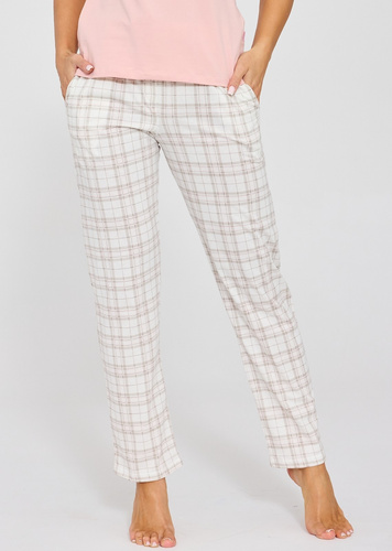 Pantaloni pijama damă 690/50 Cornette 100% bumbac ecru