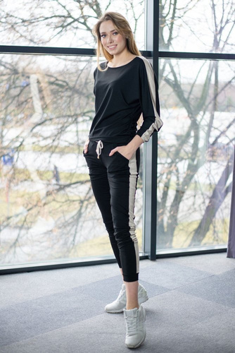 502 Komplet dresowy MIRACLE- czarny