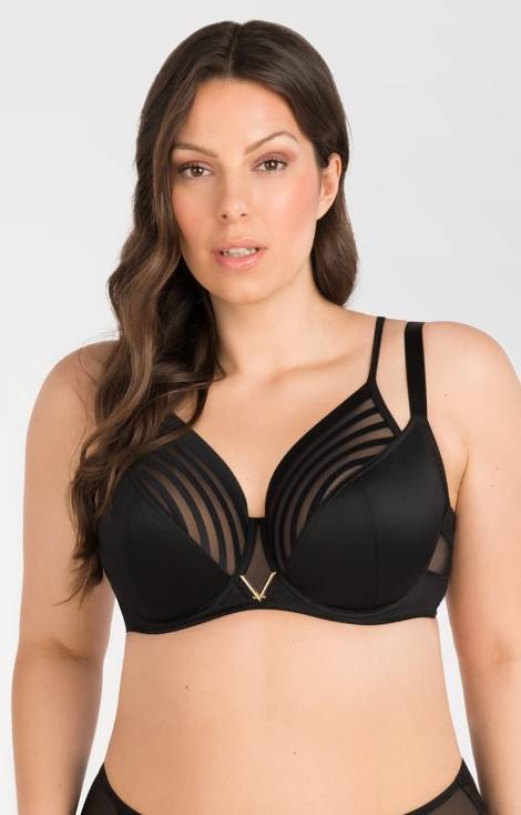 K810 Sutien moale Yoko de la Gorsenia - negru