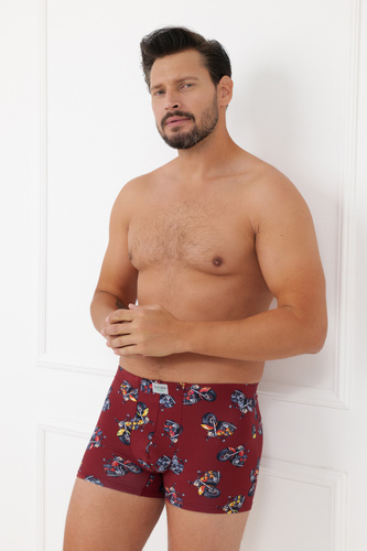 Boxeri bărbați Touring Italian Fashion bumbac elastan mulați