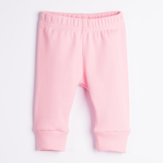 Pantaloni fete Nicol Tosia 225017 din bumbac, roz, elastici