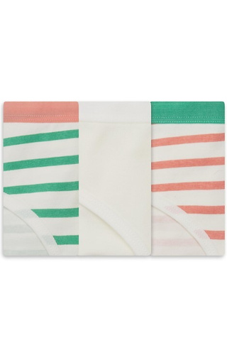 36508-K083 Henderson Chiloți ecru pentru femei - Set 3 bikini din bumbac